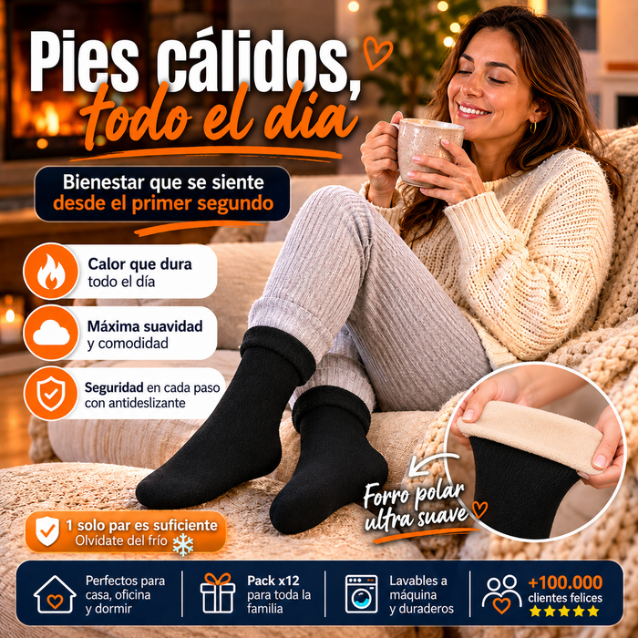 Medias Térmicas de Corderito · Súper Abrigadas