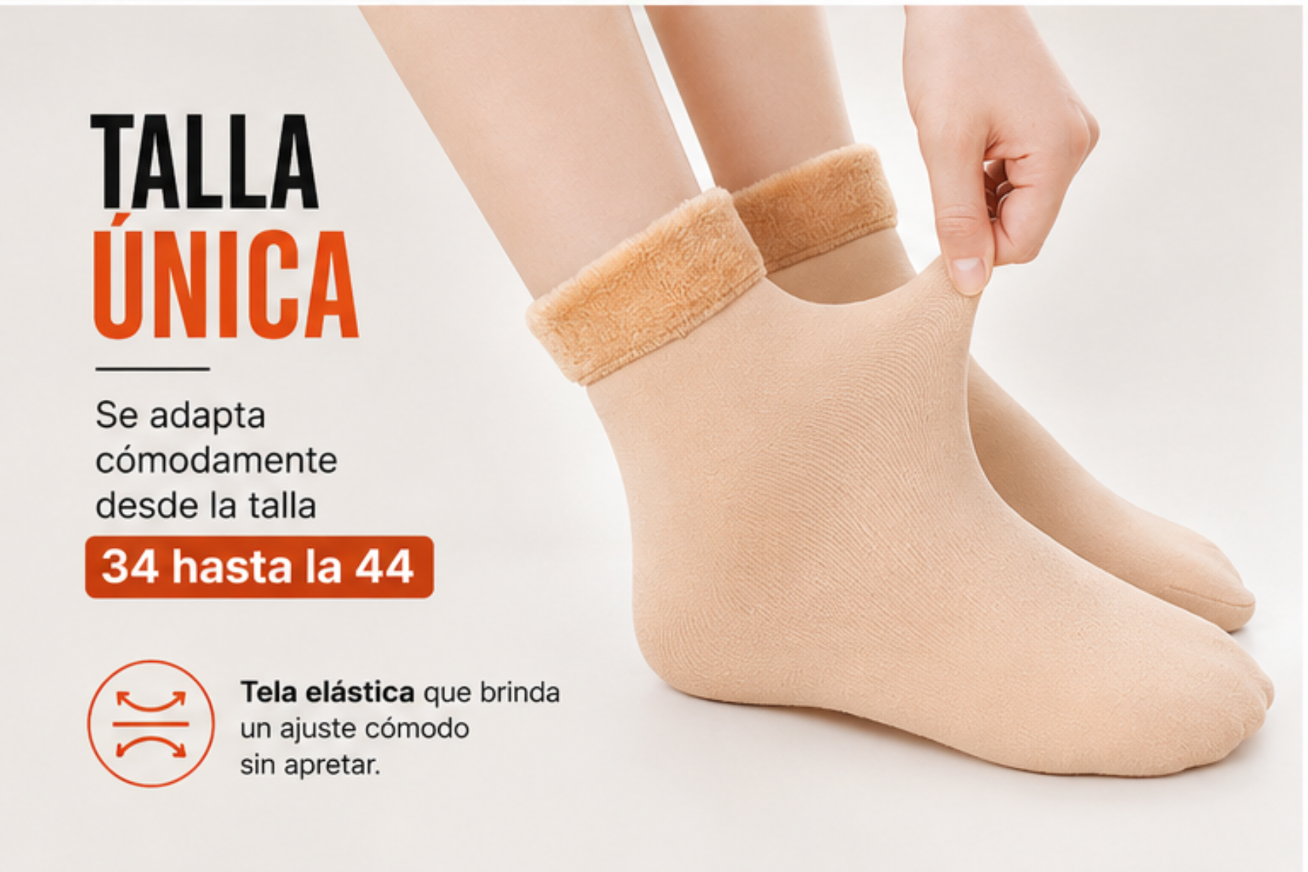 Disponibles en Beige y Negro