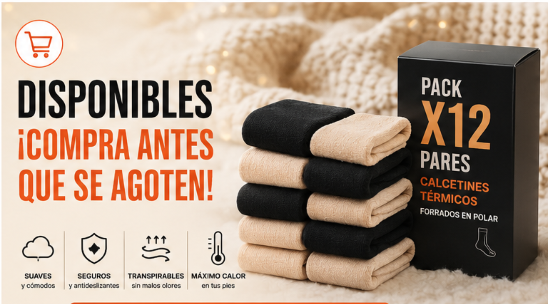 Pack x12 pares - compra antes que se agoten