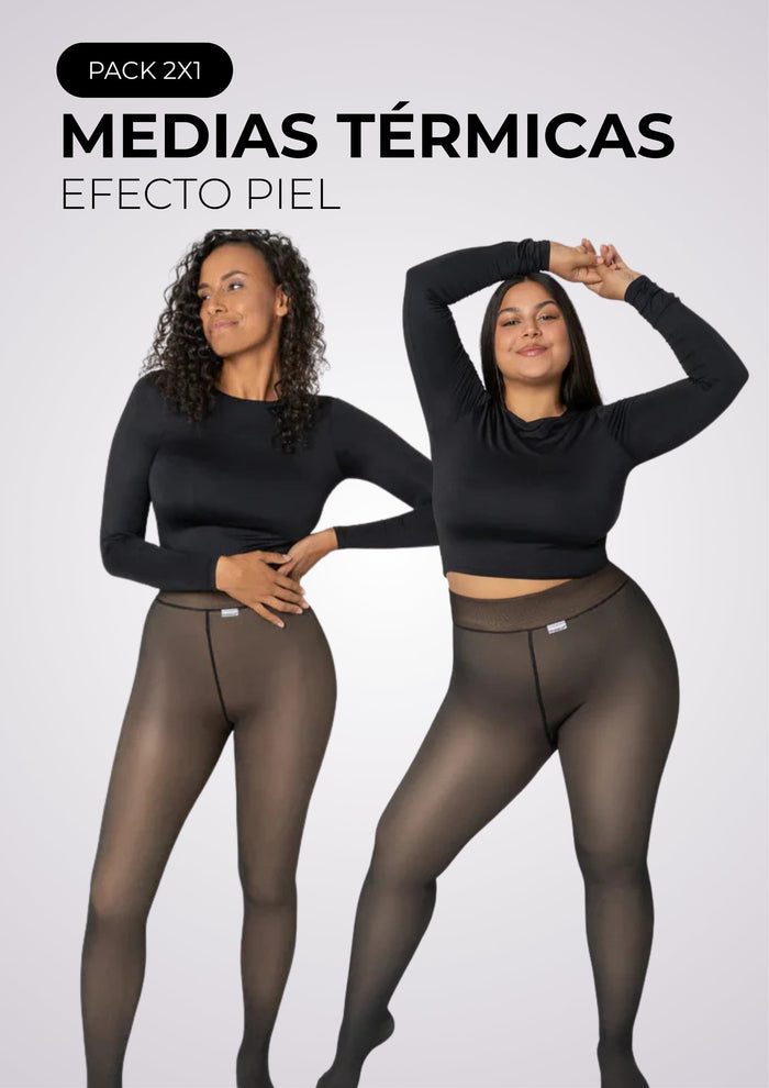 Medias Térmicas Efecto Piel — 2x1