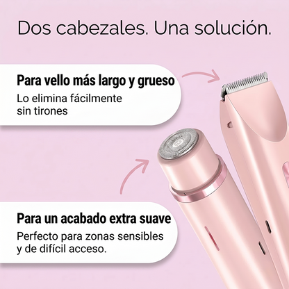 Ozena Glide - Depiladora 2 en 1